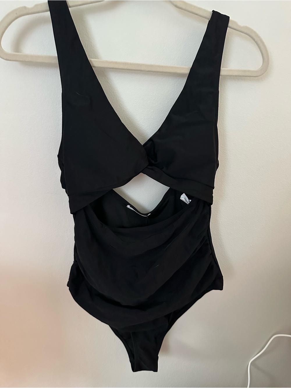 AI'MAGE Women's One Piece Swimsuit High Waisted Bathing Suit Cutout - M- new